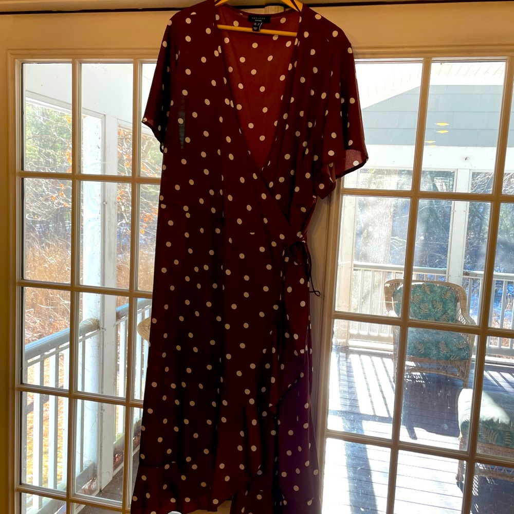 H&M midi wrap dress - 3x